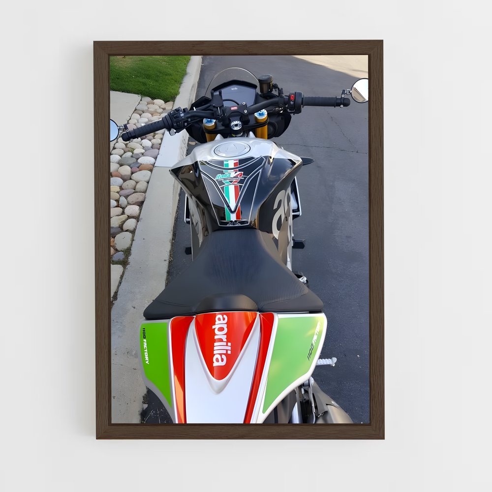 Poster élégant Tuono v factory – affiche Aprilia (vue 5)